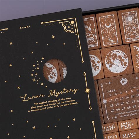 Tsuki ‘Lunar Mystery’ Bullet Journal Stamp Set ☾ – NotebookTherapy