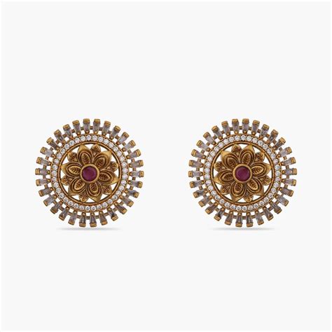Shop Mesha Antique Earrings by Tarinika | Indian Jewelry - Tarinika India