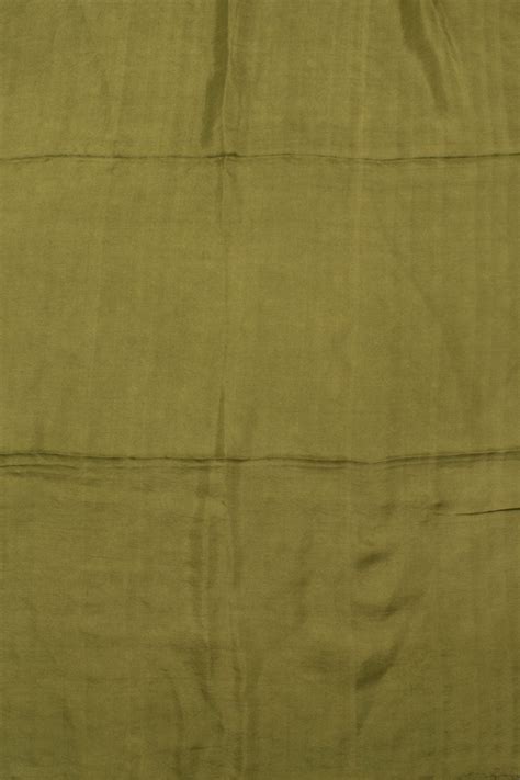 Olive Green Handcrafted Bandhani Mulberry Silk Saree 10059051 – Avishya.com