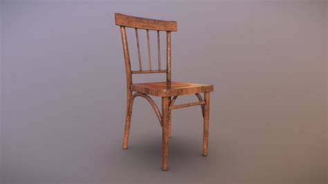 Simple Soviet Wooden Chair - Download Free 3D model by Artem P (@temp0 ...