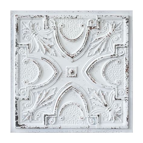 Faux Tin Ceiling Panels Gaby Faux Tin Ceiling Tile 24 In X 24 In