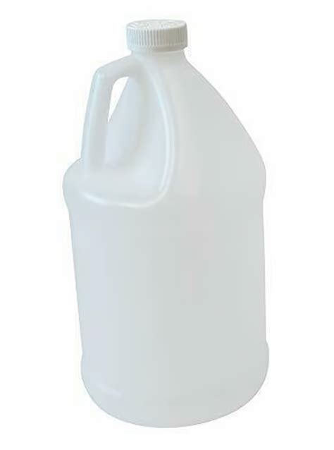 1 Gallon Natural High Density Plastic Jug (HDPE) Jugs with Child Proof ...
