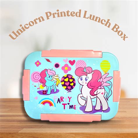 Kids Unicorn Printed Bento Lunch Box | CuddleNest