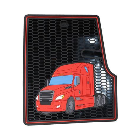 Freightliner Cascadia Rubber Floor Mats - Raney's Truck Parts