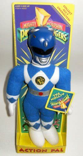 Buy Power Rangers 10" Plush Blue Ranger Action Pal Figure Online at Low ...