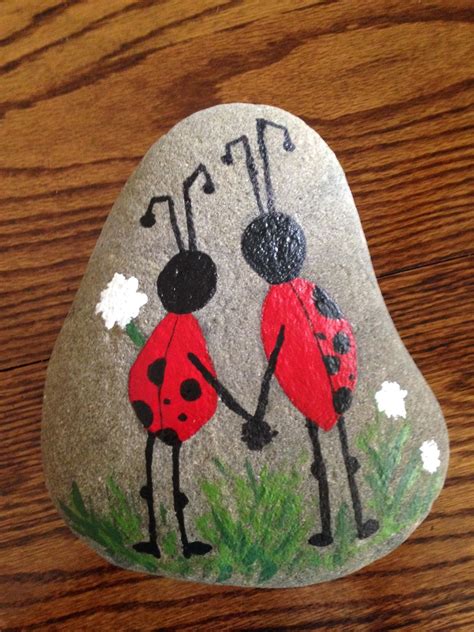 Easy Rock Painting Ideas Ladybug at Xavier Vara blog
