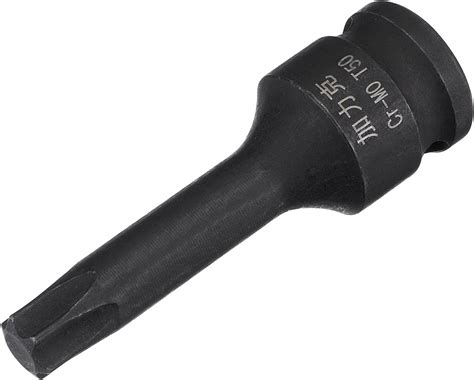 uxcell T50 Impact Torx Bit Socket, 3/8" Square Drive 60mm Length CR-MO Metric Sizes : Amazon.ca ...