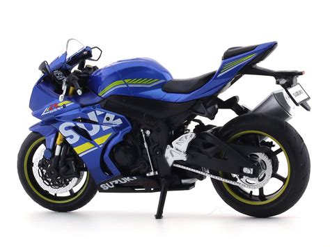 Suzuki GSX R1000 Blue 1:12 MSZ licensed diecast scale model bike ...