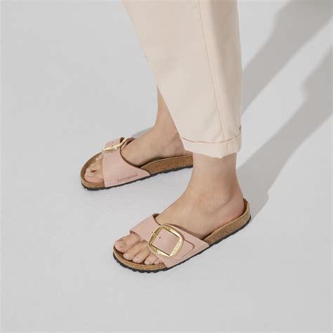 Madrid Big Buckle Nubuck Leather Old Rose | BIRKENSTOCK