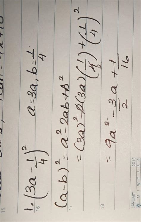 1. (3a-1/4)²2. 8^-6 × (16^4 ÷ 4^-3) - Brainly.in