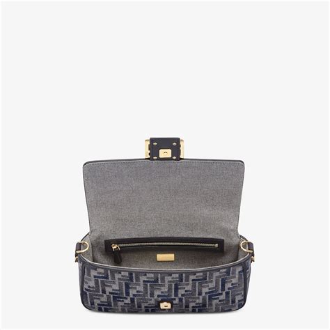 Baguette 布質 藍色 | Fendi