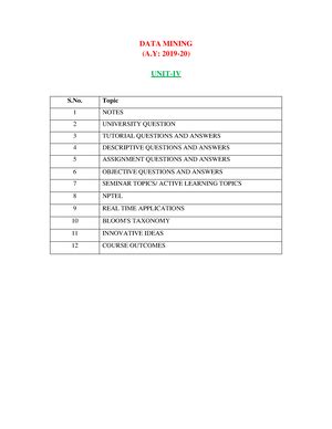 UNIT-1 - its information retrival system - Course Overview: This course ...