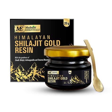 Multani Himalayan Shilajit Gold Resin I Ayurvedic Formula packed with ...
