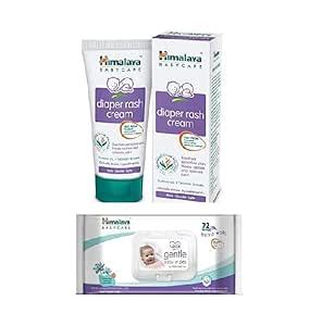 Amazon.in: Buy Himalaya Diaper Rash Cream 50Gm And Gentle Wipes Set of ...