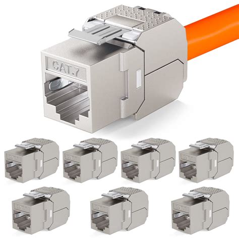 Buy hb-digital 8 x Keystone RJ-45 Cat.7 Module Cutting Terminal (LSA ...