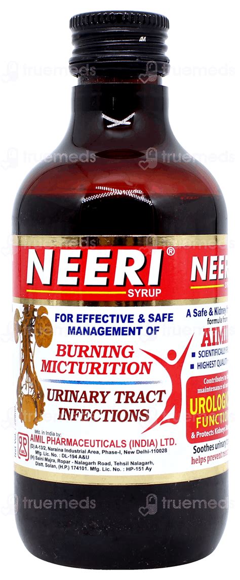 Neeri Syrup: Uses, Side Effects, Price & Substitutes