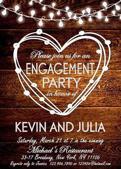 engagement party evite