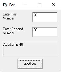 Image result for Adding Numbers in VB