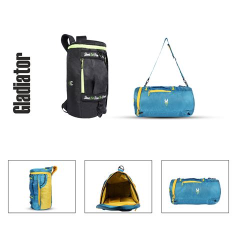 Krishiv Gladiator Hybrid Gym Bag Cum Backpack, Duffle Bag, Sports Bag, Camo