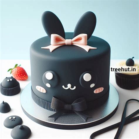 Black Fondant Cake Decoration Ideas