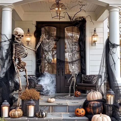 Halloween Porch Decor | 39 Halloween Porch Decorations Ideas