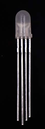 Electronic Spices 5MM RGB LED Diode Lights Tricolor (Multicolor Red ...