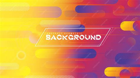 Abstract gradient geometric shape background | Premium Vector