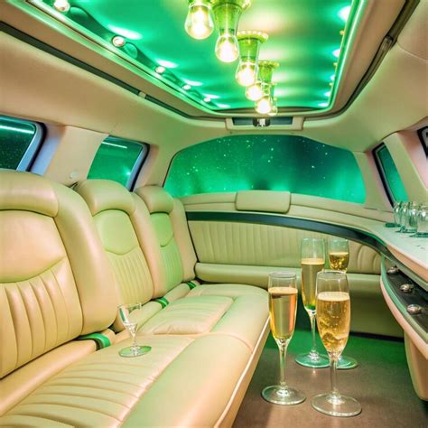 A row of seats with champagne glasses in the back of it | Premium AI ...