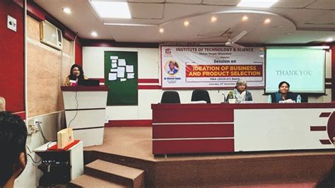 Department of MBA organized a session on “Ideation of Business and ...