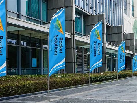 Custom Flags Printing | Outdoor Marketing - Printo