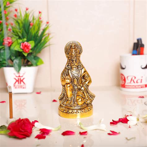 Buy DEV SAMAGRI Lord Hanuman Ji Idol| Showpiece Figurine| for Pooja ...