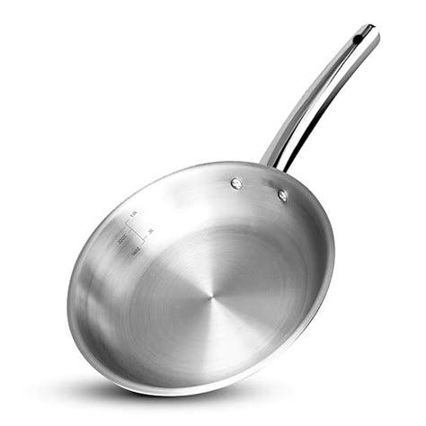 Buy BERGNER BE Essentials TriPly 24cm Stainless Steel Frypan/Skillet ...