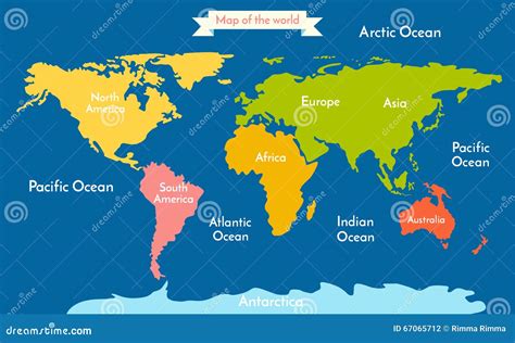 World Map Continents Oceans 的图像结果