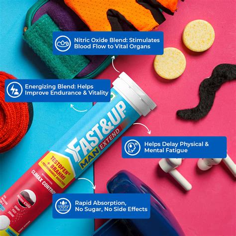 Buy FAST&UP MAN EXTEND | 20 EFFERVESCENT TABLETS COLA FLAVOR Online ...