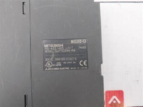 Mitsubishi Qj71C24N-r4 Rs-422/485 Plc Q Series Serial Communication Mo ...