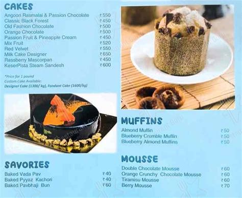 Menu at English Vinglish, Jaipur