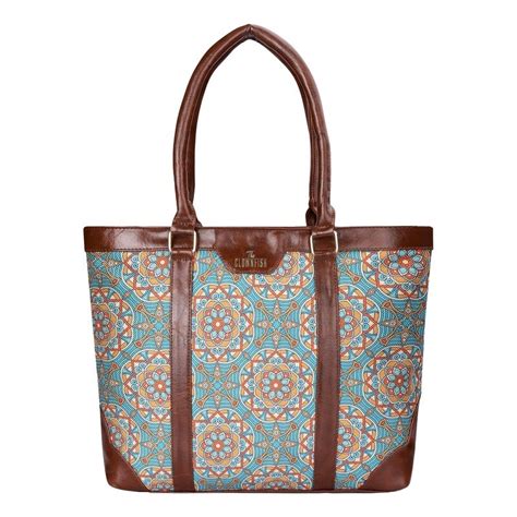 THE CLOWNFISH Miranda Series 15.6 inch Laptop Bag For Women Printed Ha ...