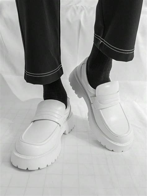 Men's Loafers Slip-On Lightweight Sole Derby Shoes, Minimalist Formal ...