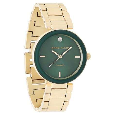 Buy Online Anne Klein Quartz Analog Green Dial Metal Strap Watch for ...