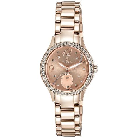 Buy Titan Womens Analogue Stainless Steel Watch - NK95024WM01 at Amazon.in