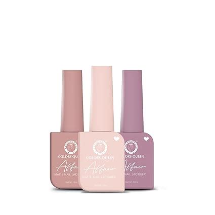 Buy Colors Queen Affair Nail Polish Set of 3-02 Rusty Nude, Cupcake ...