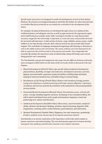 Page 20 - National Curriculum Framework for Foundational Stage 2022