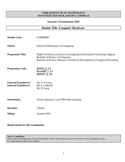 Computer Exam Paper 的图像结果