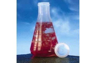 Nalge Nunc Erlenmeyer Flasks with Polypropylene Screw Cap, PMP, NALGENE ...