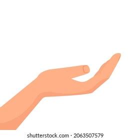 Hand Holding Nothing Image Clipart Image: เวกเตอร์สต็อก (ปลอดค่า ...
