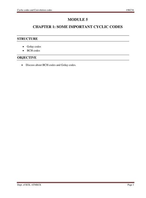 ITC Mod5@Az Documents - Lecture notes 5 - MODULE 5 CHAPTER 1: SOME ...