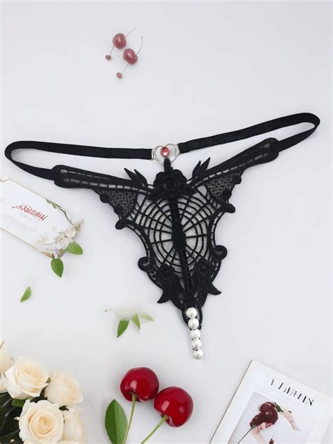 Sexy Lingerie Ladies' Sexy Lingerie Shorts, Spider Web Underwear ...