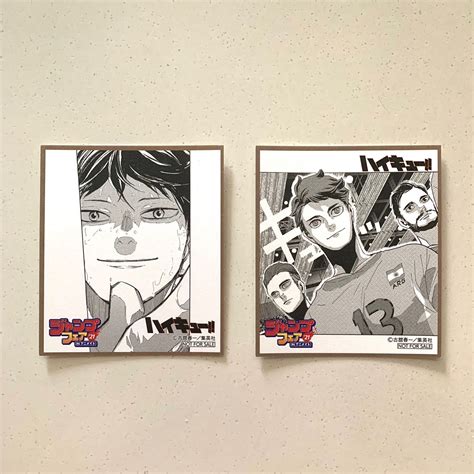 (wts/lfb) haikyuu jump shop shikishi tokuten, Hobbies & Toys ...