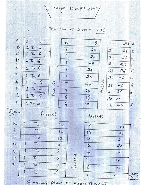 Seating Plans of Siri Fort Auditorium | Official Website of Directorate ...