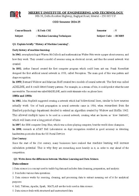 MLT Solution Unit-1 2 3 - Important questions - NH-58, Delhi-Roorkee ...